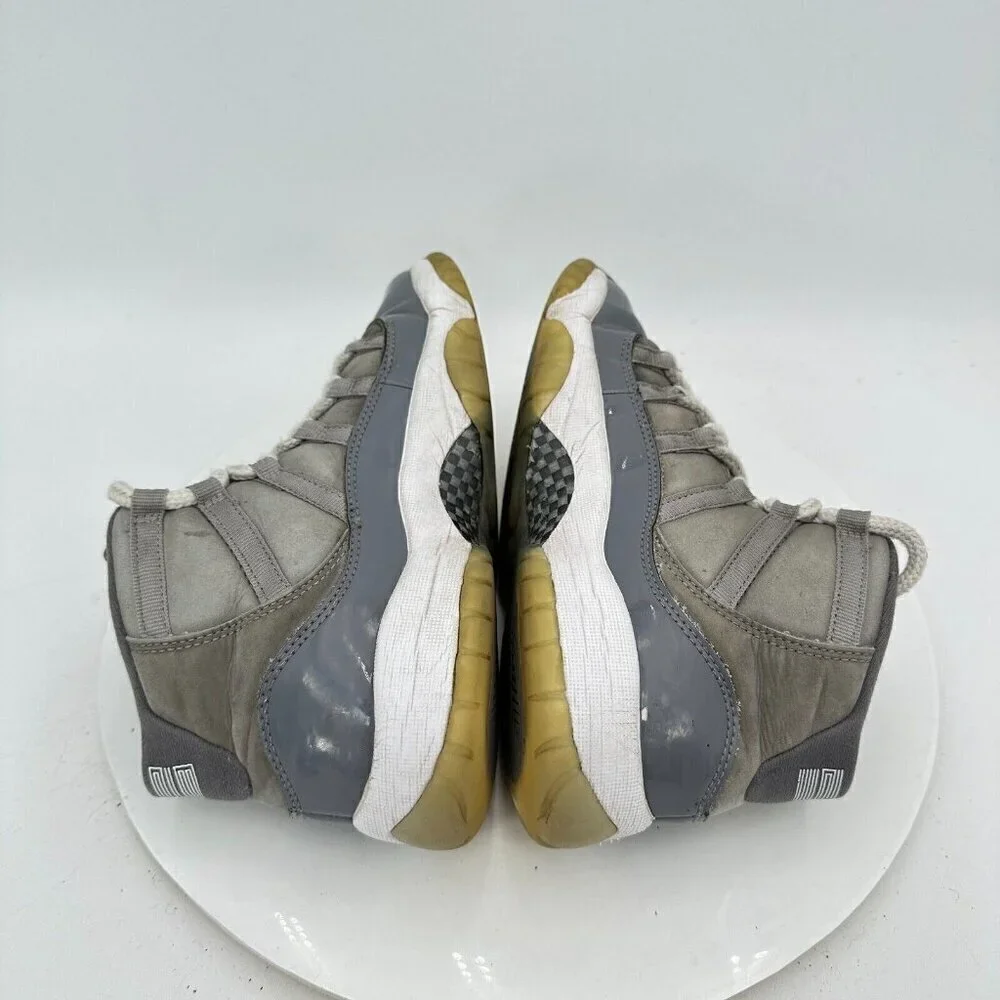 Nike Air Jordan 11 Youth Size 4Y Women 5.5 378038-005 Cool Grey Training Shoes